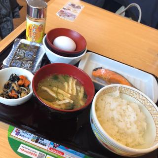 たまごかけ定食(すき家 札幌西岡店)