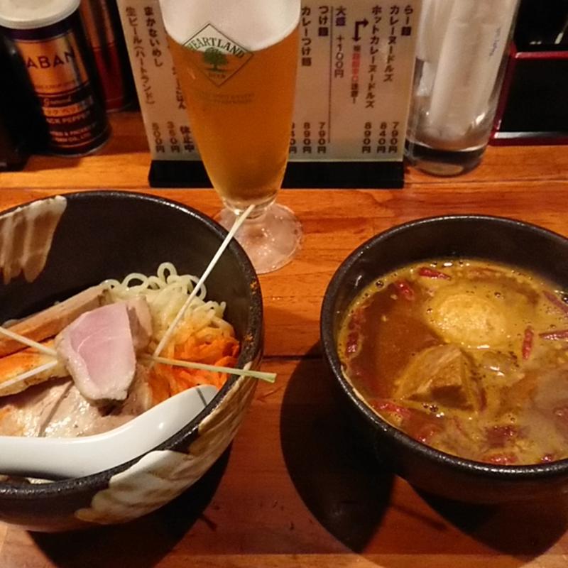 ホットカレーつけ麺(魔乃巣 )