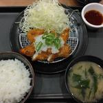 おろしポン酢ささみかつ定食(松のや 仙台中央店)