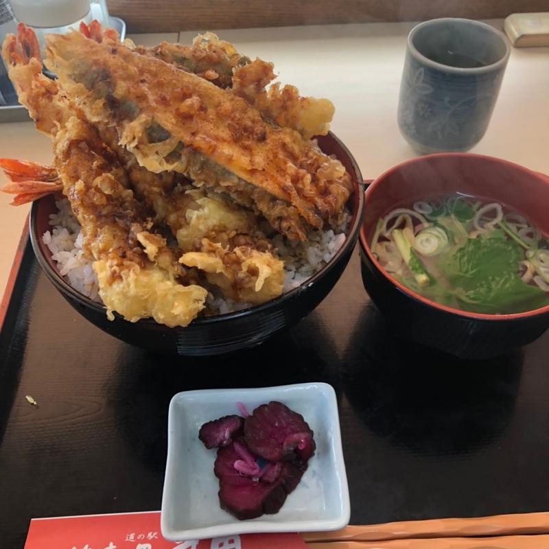 天丼　大盛り(道の駅　筆柿の里 )