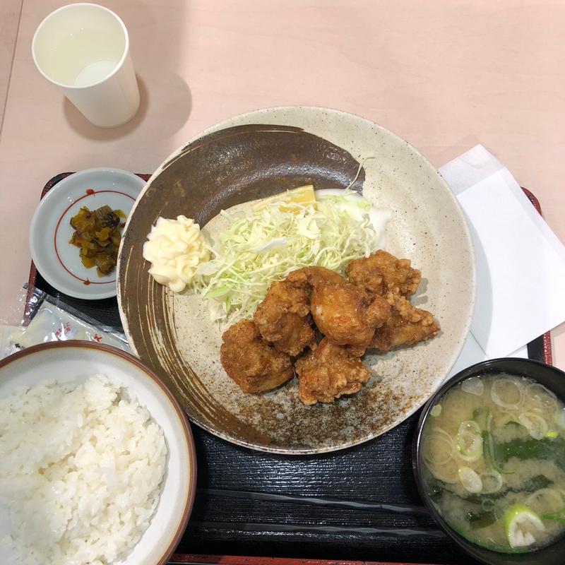 唐揚げ定食(安達太良SA（上り）)