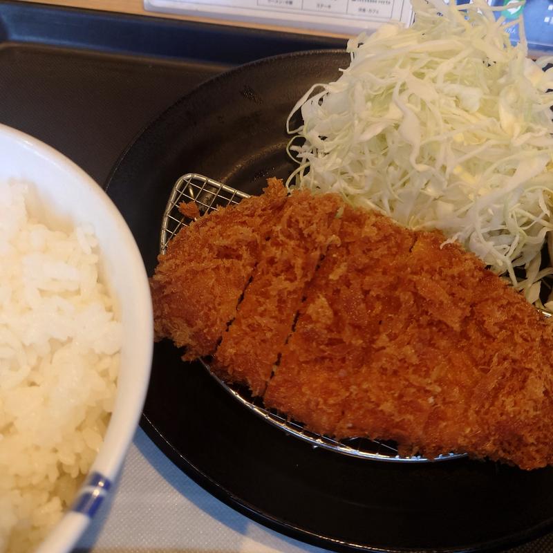 ロースかつ定食(松のや 甲府国母店)