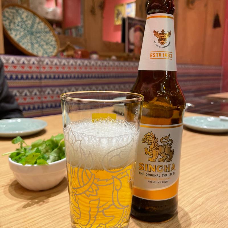 シンハービール(クルン・サイアム 新横浜店)