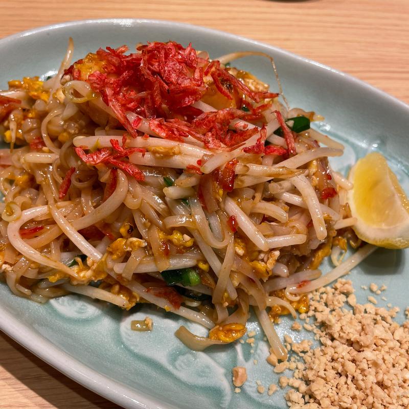 パッ・タイ/海老入り焼ビーフン(クルン・サイアム 新横浜店)