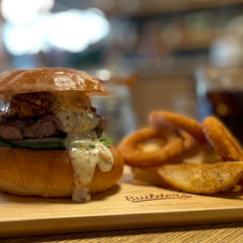 フライドマッシュルームバーガー(ビルダーズ （Builders）)