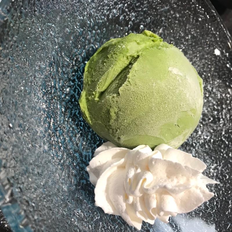 抹茶アイス(にぎり長次郎 緑水広店)