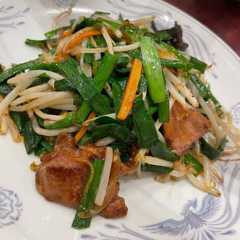 レバニラ定食(中華飯店 一番)