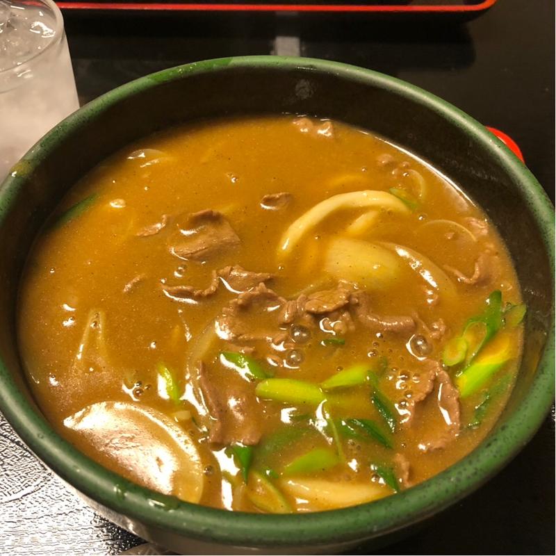 カレーうどん(そば辰 本店)