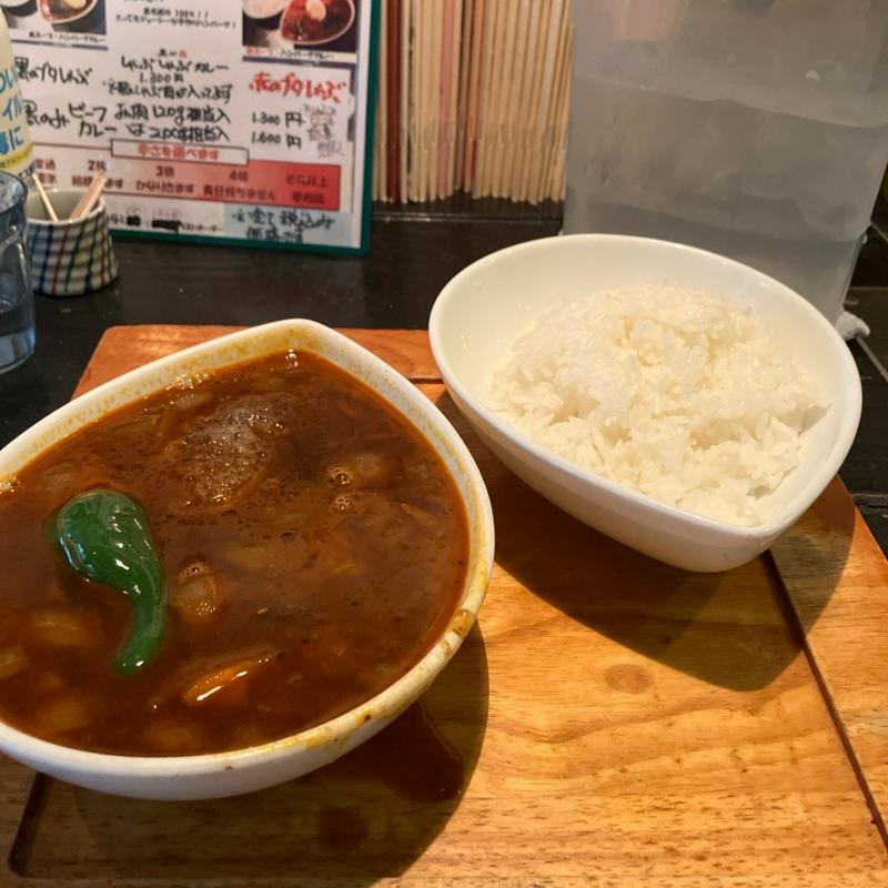 ハンバーグのカレー　黒(鴻 オオドリー 本店)