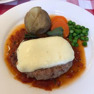 イタリア風ハンバーグステーキ(レストラン ぽるか )