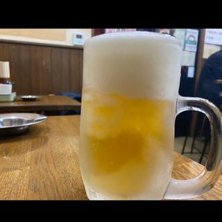 生ビール(もつ焼大松)