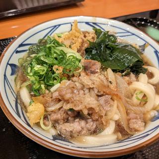 焼き立て肉うどん(丸亀製麺)