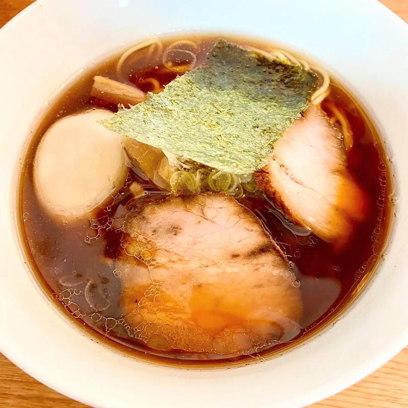 煮玉子醤油中華そば(中華そば 閃 )