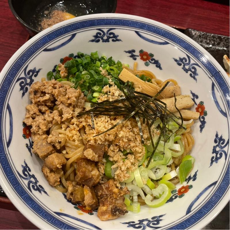 油そば(北海道らーめん奥原流 久楽 サッポロファクトリー店)