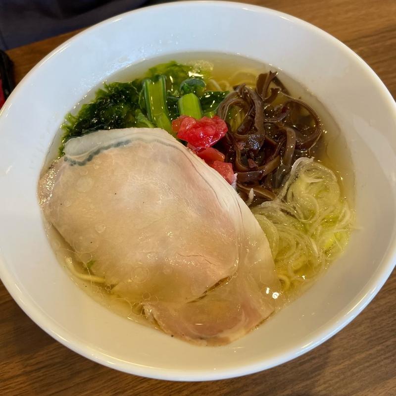 鰹昆布そば　塩(Noodles Labo 香蕎庵)