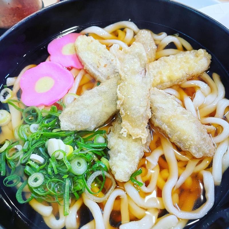 ごぼう天うどん(手打ち 博多古うどん 萬栄)