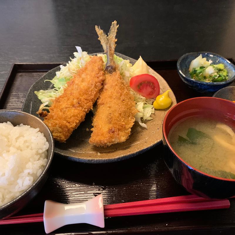 アジフライ定食(和風ダイニング 七彩  NANAIRO)
