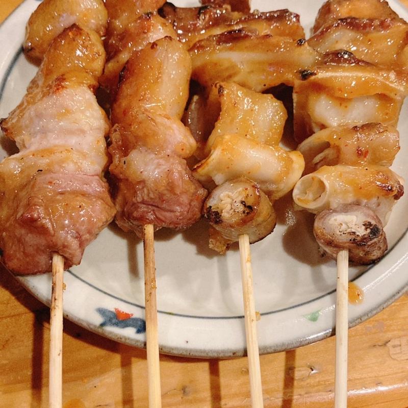 なんこつ&かしらあぶら(平成大衆酒場 やきとん じゃんじゃん)