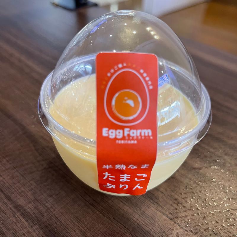 半熟なまたまごぷりん(Egg farm 鳥玉 大謝名店)
