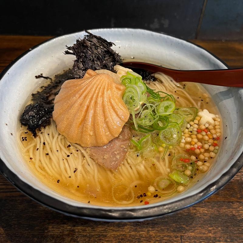 和牛とホタテの潮ラーメン(麺場voyage)