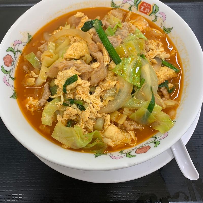 豚辛ラーメン(餃子の王将 国道近江八幡店 )