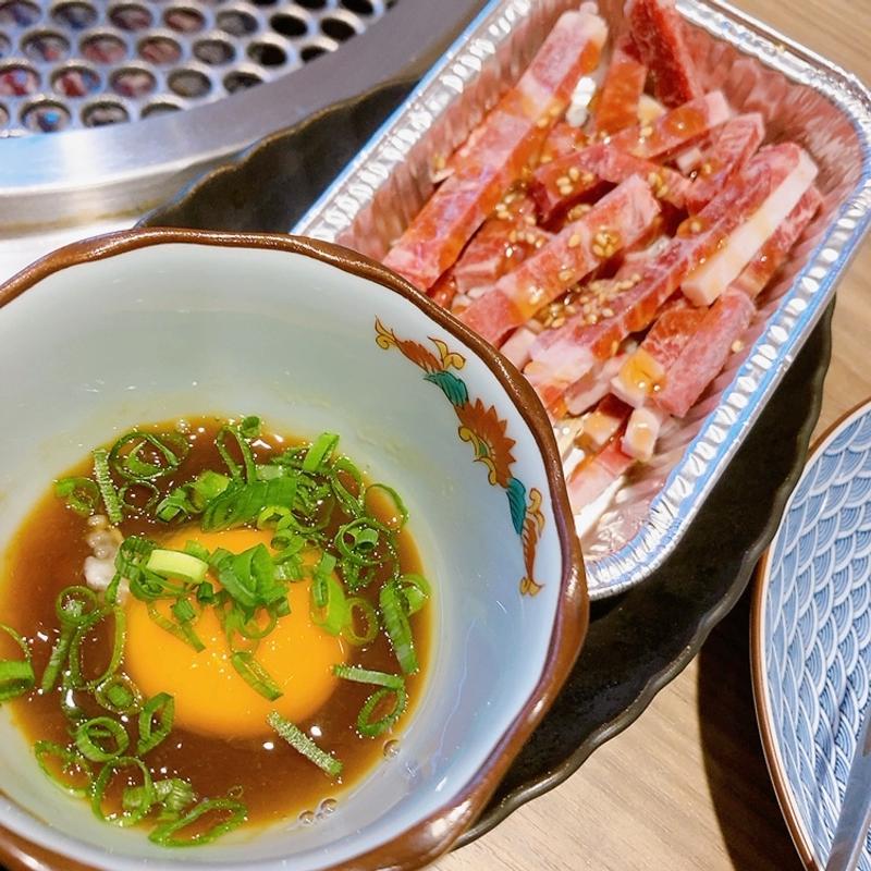 近江牛焼きユッケ(近江焼肉ホルモンすだく 広島店)