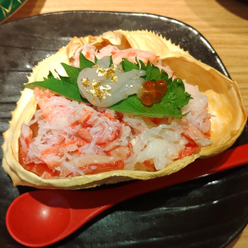 かに面(北陸金沢回転寿司 のとめぐり)