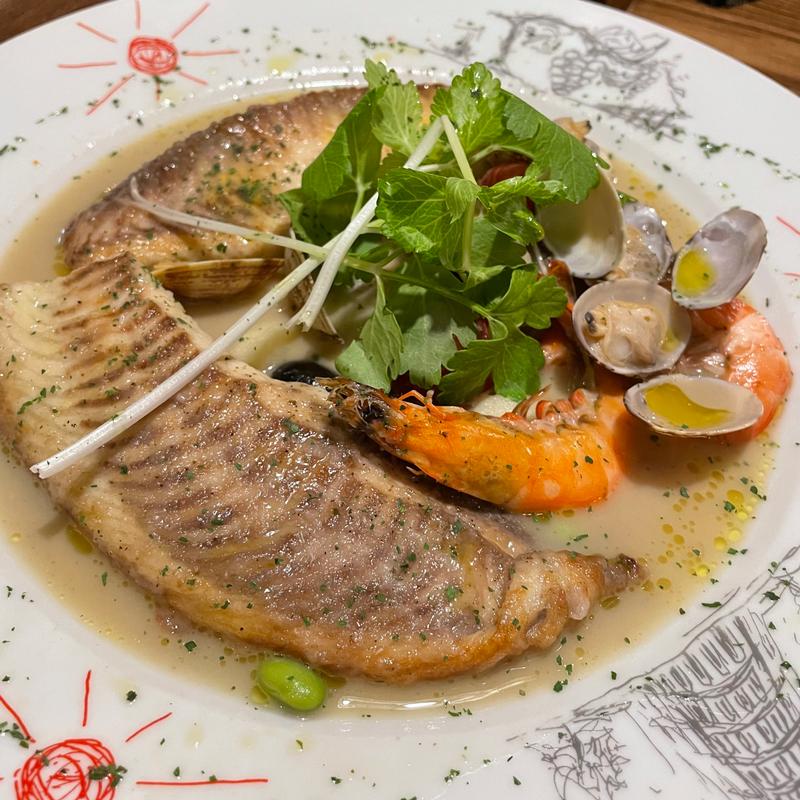 本日の魚料理(鯛)(イルキャンティ チェリエ 横浜桜木町店)