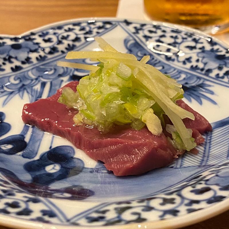 和牛 心刺(焼肉割烹QUON)