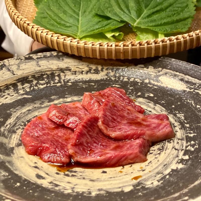 和牛特上カルビのサムギョプサル(焼肉割烹QUON)