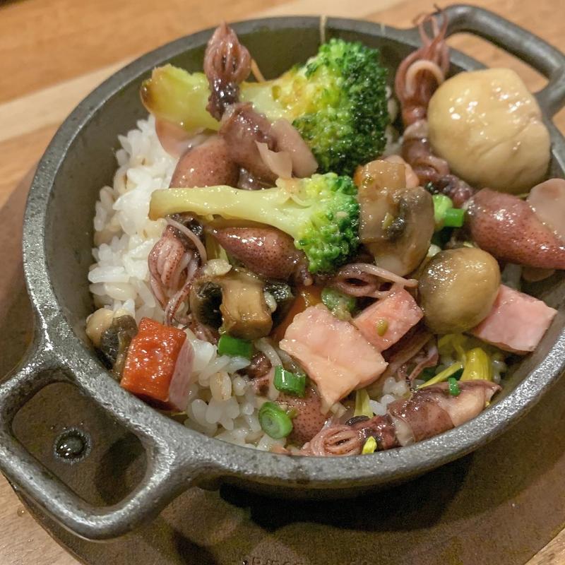 限定　ホタルイカリゾット(海老丸らーめん)