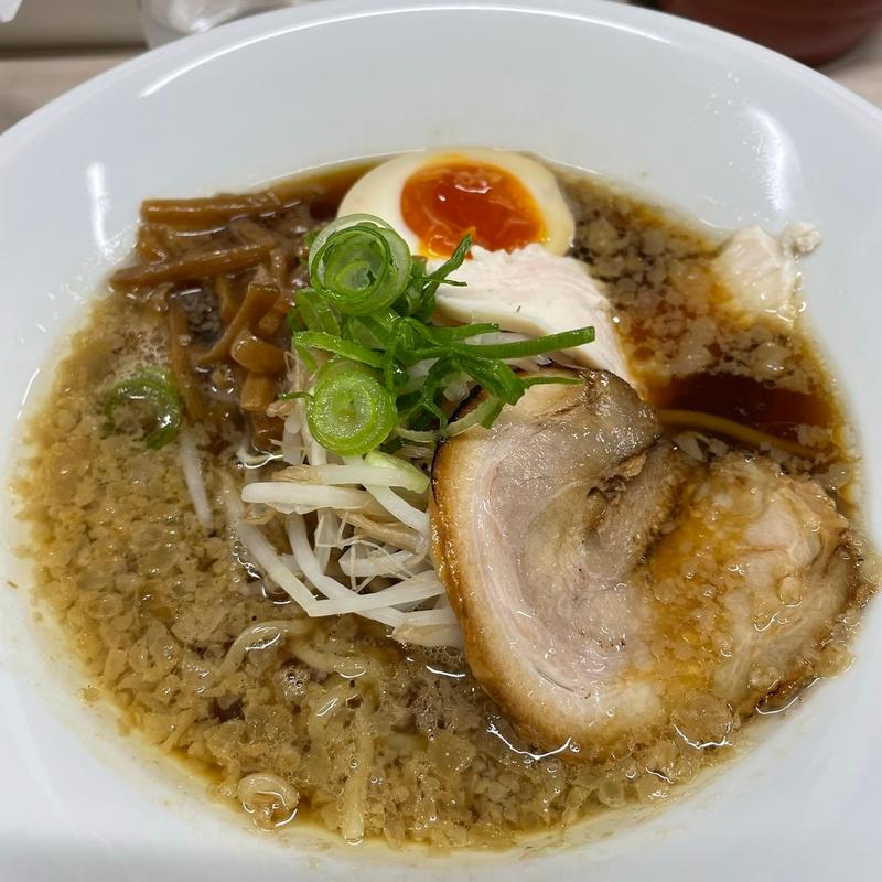 背脂醤油らーめん(廣島らぁ麺 九重商店)
