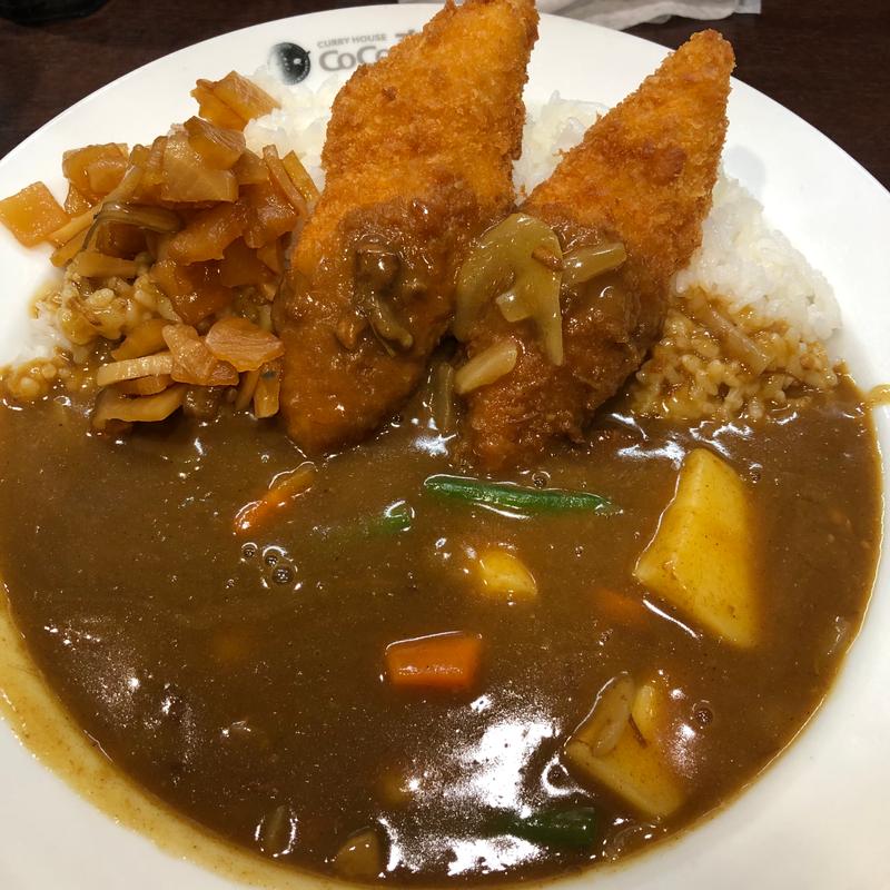 野菜カレー　白身魚(CoCo壱番屋 足利葉鹿店 （ココイチバンヤ）)