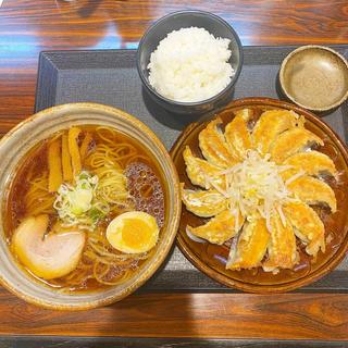 浜松餃子とラーメンのセット(五味八珍 根上り松店 )
