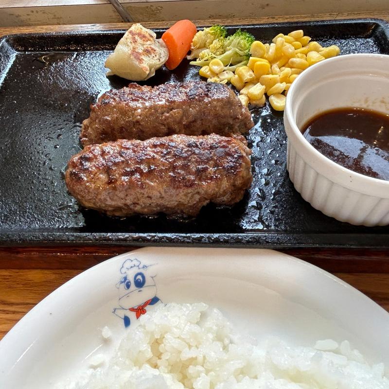 和牛100%ハンバーグランチ150g(ステーキハウス モウモウ 柏店)