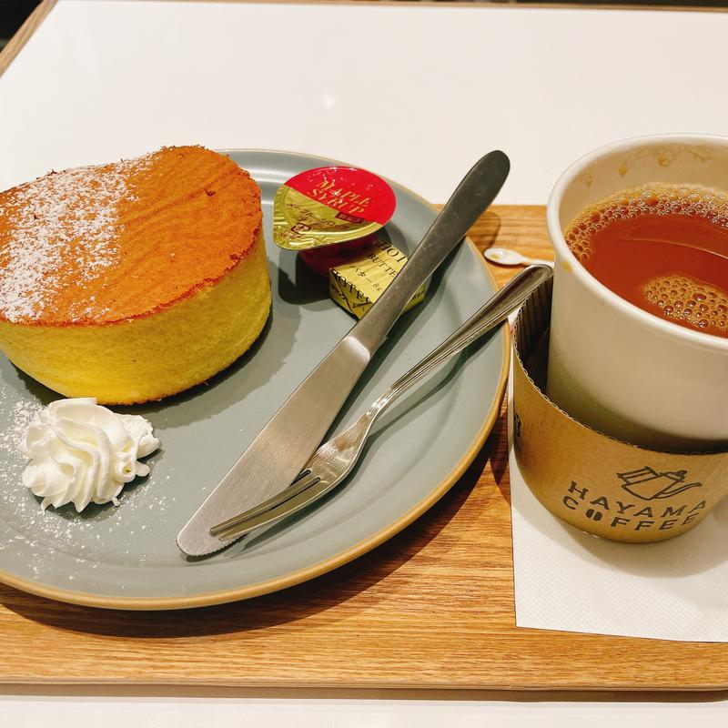 ホットケーキモーニングセット(葉山珈琲（梅田）)