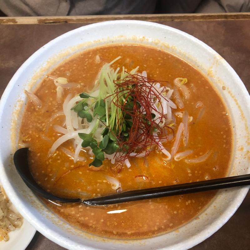 辛いラーメン(くるまやラーメン 足利店)