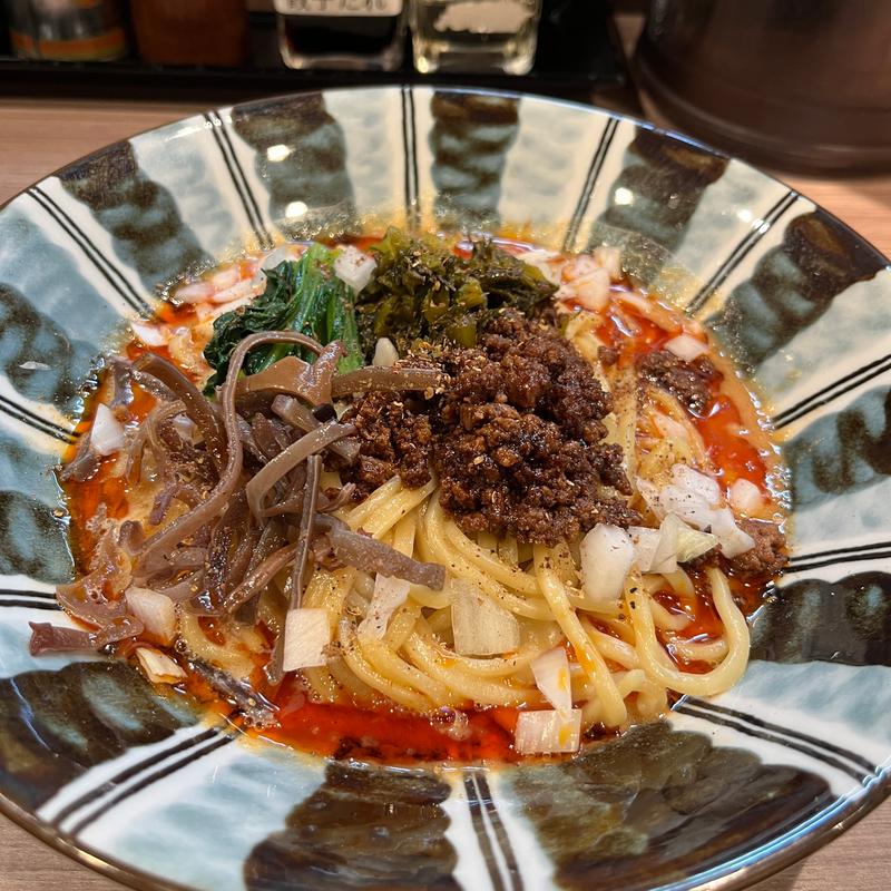汁なし担々麺(らーめん専門店 拉ノ刻)