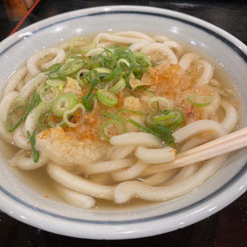 かけうどん(まる輝うどん グランフェスタ５番町店)