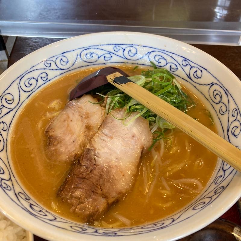 味噌ラーメン(ニンニクラーメン天洋 大正橋店)