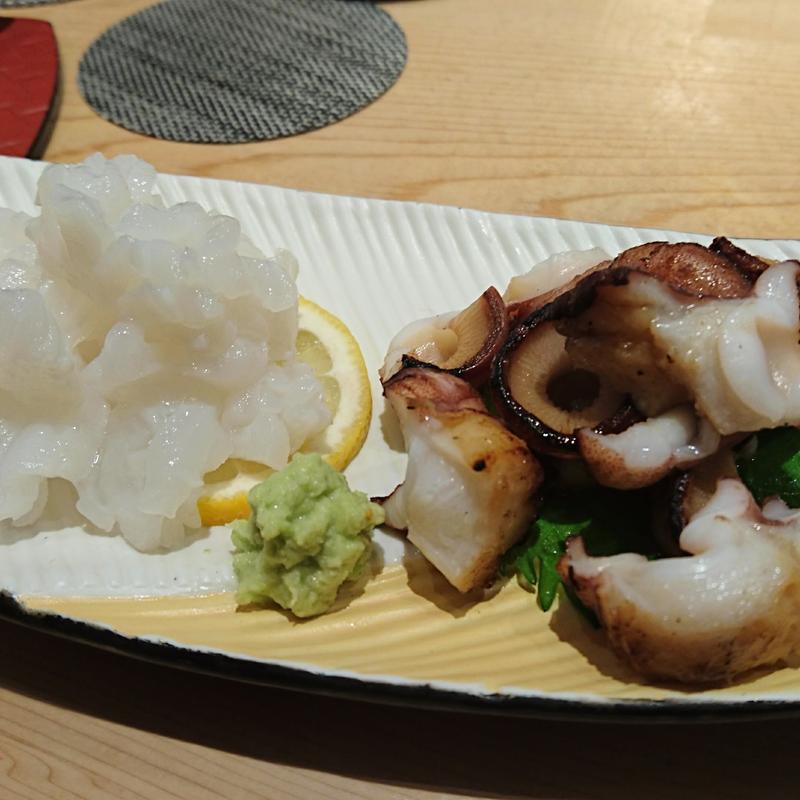 タコ炙り(築地 寿司清 大丸梅田店)