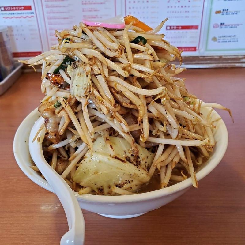 塩タンメン 野菜増し(極濃湯麺 フタツメ 伊勢崎店)