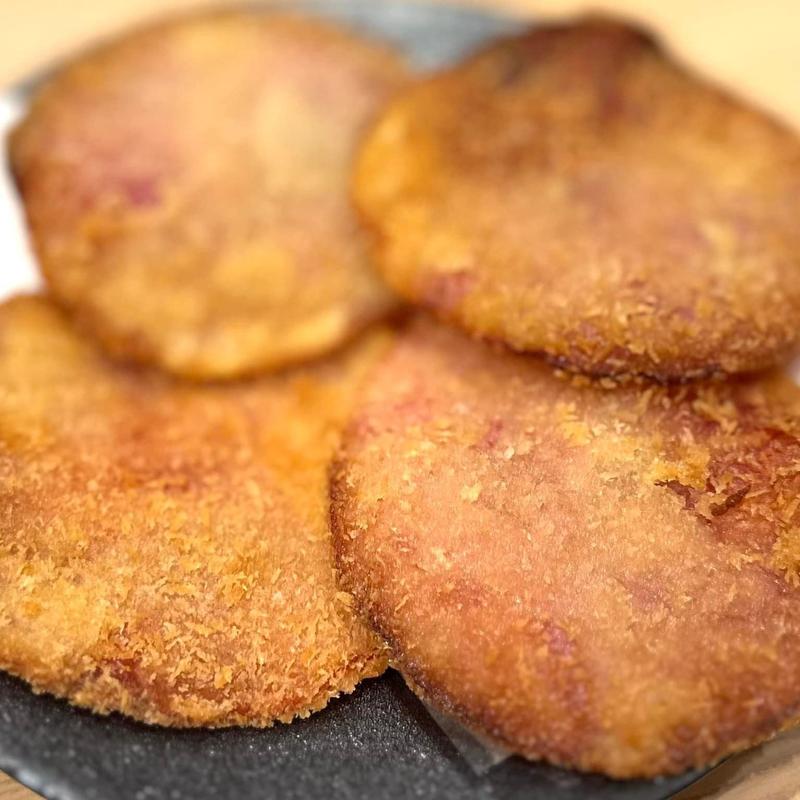 手仕込みハムカツ(極楽うどんTKU AWAZA)