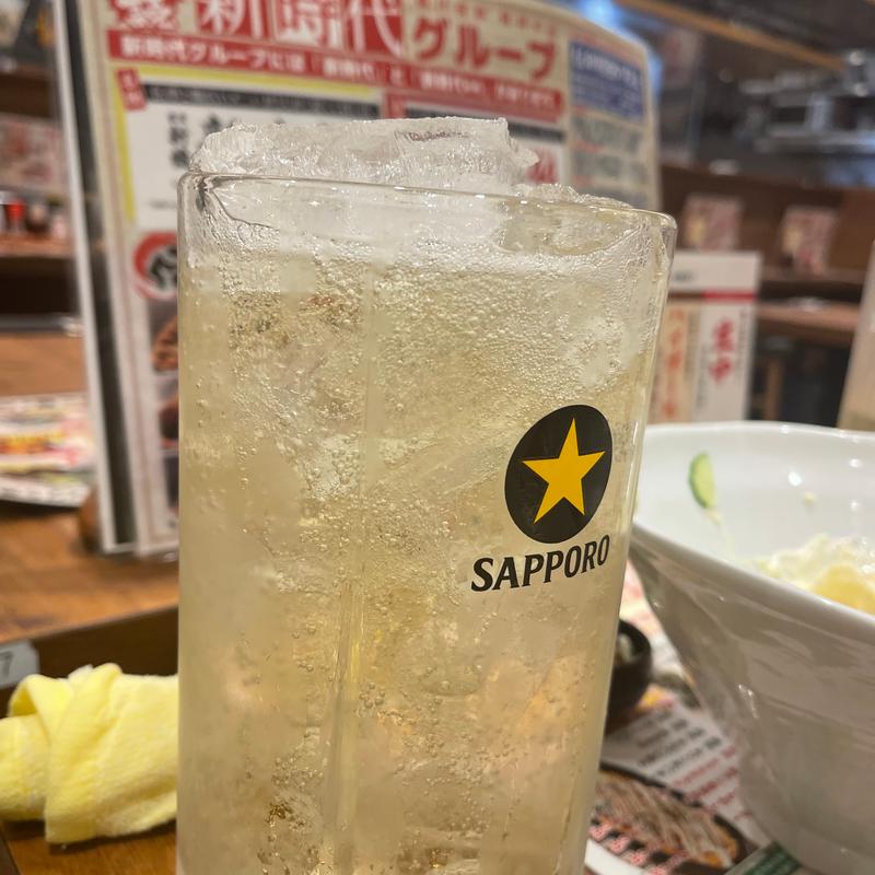 メガハイボール(伝串 新時代 白子駅前店)