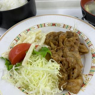 時計台定食（豚焼肉）(札幌市役所地下食堂)