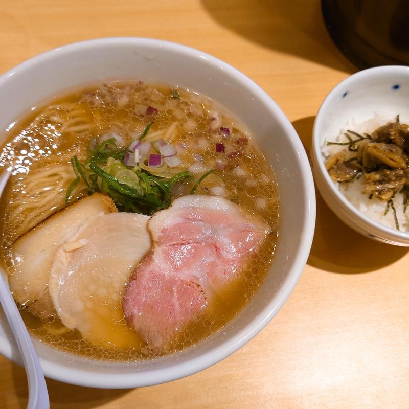 中華そば　醤油(蛤麺　しちり)