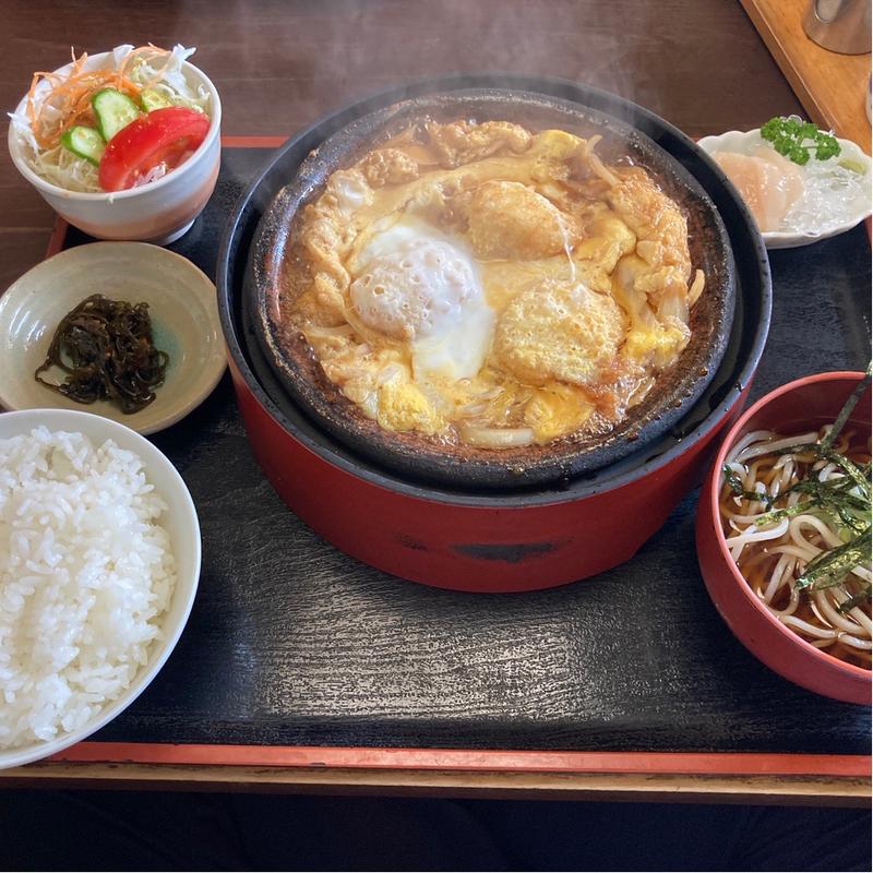 ホタテ柳川定食(そば処 越前屋 )