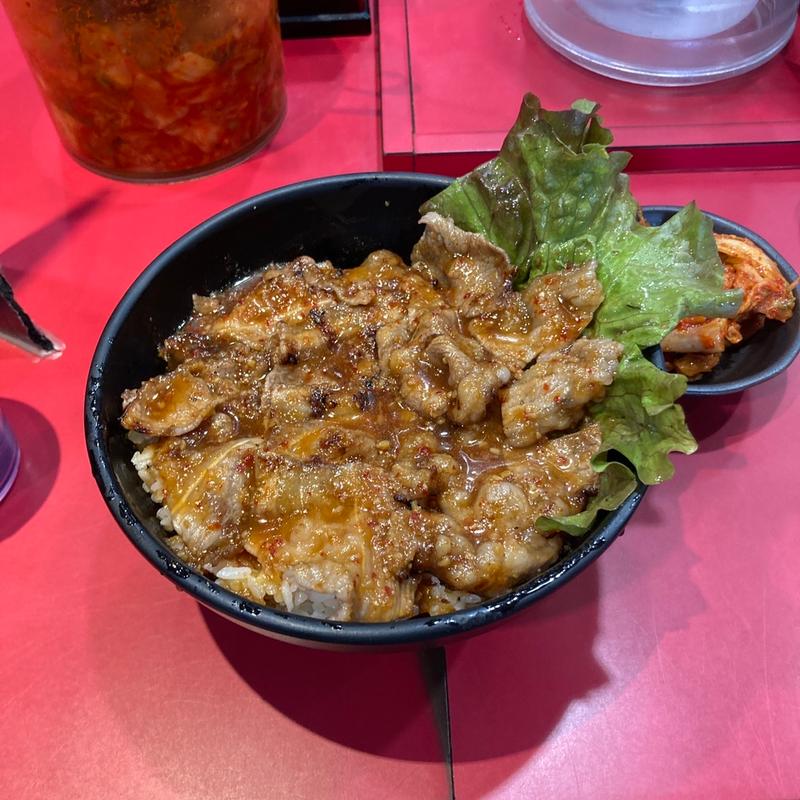 カルビ丼(焼肉丼 十番)