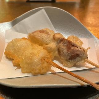 帆立貝柱、椎茸(酒とおばんざいと蕎麦かぶと)