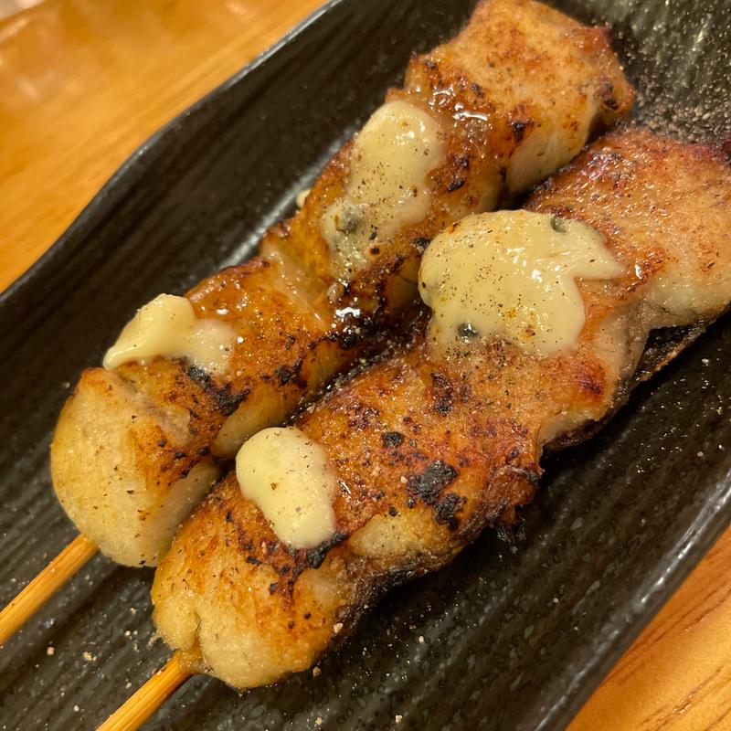 鰻ハニーブルーチーズ(うな串 焼鳥 う福 恵比寿)